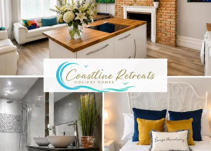The Bournemouth Haven - Brought To You By Coastline Retreats - Grand 2 Bedroom Luxury Apartment - 3 Mins Walk To Beach - Superfast Wifi - Sleeps 6